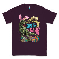 Plum Happy Easter Day T-rex Classic Tee - NancyCooperArtShop