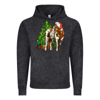 Vintage Black american paint horse christmas tree Vintage Hoodie - CowGirlArtShop