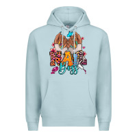 Blue Mist Afro woman nail boss Premium Hoodie - RanaPortraitStore