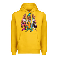 Lemon Afro woman nail boss Premium Hoodie - RanaPortraitStore