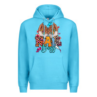 Ocean Blue Afro woman nail boss Premium Hoodie - RanaPortraitStore