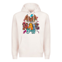 Pale Pink Afro woman nail boss Premium Hoodie - RanaPortraitStore