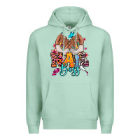 Seafoam Afro woman nail boss Premium Hoodie - RanaPortraitStore
