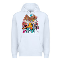 White Afro woman nail boss Premium Hoodie - RanaPortraitStore