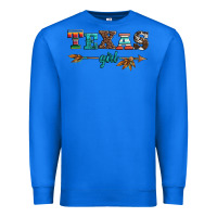 True Royal texas girl serape turquoise leopard cowhide arrow Premium Sweatshirt - Artiststas