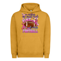 Pigment Peanut Butter in october we wear pink and watch football Urban Hoodie - AdoDesignShop