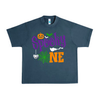 Midnight Navy spooky one boy halloween 1st birthday matching family t shirt Urban Heavy Tee - trangStudio