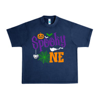 Navy spooky one boy halloween 1st birthday matching family t shirt Urban Heavy Tee - trangStudio