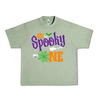 Oil Green spooky one boy halloween 1st birthday matching family t shirt Urban Heavy Tee - trangStudio