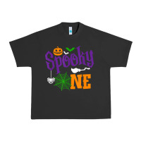 Spooky One Boy Halloween 1st Birthday Matching Family T Shirt Urban Heavy Tee | Teevron