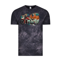 Cloud Black Badass Mama motorcycle Vintage Tee - HowdyJamesFarm