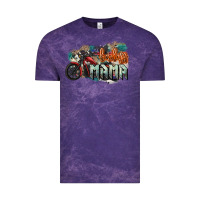 Cloud Purple Badass Mama motorcycle Vintage Tee - HowdyJamesFarm