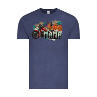 Vintage Denim Badass Mama motorcycle Vintage Tee - HowdyJamesFarm