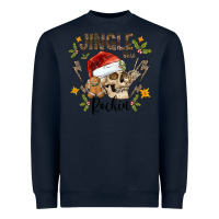 Navy jingle bell rock black Heavyweight Sweatshirt - CowhideDigitalArt