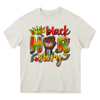 Cream black her story Heavy Core Tee - Artiststas