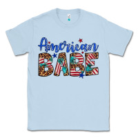 Dusty Blue american babe Classic Tee - Artiststas