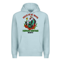 Blue Mist traditional lady hispanic heritage month Premium Hoodie - BundleAndBundleShop