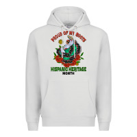Dove Grey traditional lady hispanic heritage month Premium Hoodie - BundleAndBundleShop