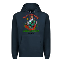 Navy traditional lady hispanic heritage month Premium Hoodie - BundleAndBundleShop