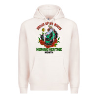 Pale Pink traditional lady hispanic heritage month Premium Hoodie - BundleAndBundleShop