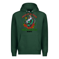 Sports Green traditional lady hispanic heritage month Premium Hoodie - BundleAndBundleShop