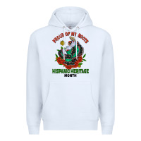 White traditional lady hispanic heritage month Premium Hoodie - BundleAndBundleShop