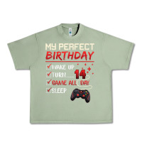 Oil Green 14 Year Old Gamer Gift Boy Teen 14th Perfect Birthday Gaming Urban Heavy Tee - trangStudio