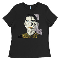 Rbg Ruth Bader Ginsburg Women Belong In All Places Ladies Tee | Teevron