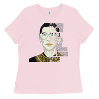 Bubblegum Pink RBG Ruth Bader Ginsburg Women Belong In All Places Ladies Tee - Bettercallsaul