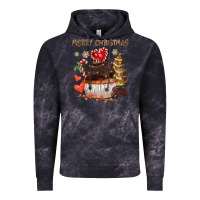Cloud Black merry christmas cupcake chocolate Vintage Hoodie - CowGirlArtShop