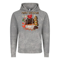 Cloud Rock merry christmas cupcake chocolate Vintage Hoodie - CowGirlArtShop