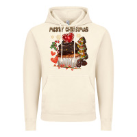 Vintage Artic merry christmas cupcake chocolate Vintage Hoodie - CowGirlArtShop