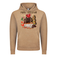 Vintage Coffee merry christmas cupcake chocolate Vintage Hoodie - CowGirlArtShop