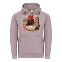 Vintage Zinc merry christmas cupcake chocolate Vintage Hoodie - CowGirlArtShop