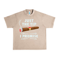 French Oak Just The Tip Cigar Smoker Gift Funny Cigar Smoking Urban Heavy Tee - trangStudio