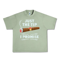 Oil Green Just The Tip Cigar Smoker Gift Funny Cigar Smoking Urban Heavy Tee - trangStudio