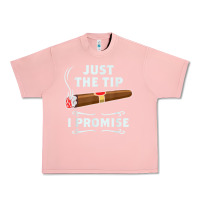 Salmon Just The Tip Cigar Smoker Gift Funny Cigar Smoking Urban Heavy Tee - trangStudio