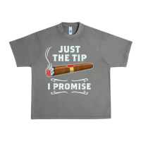 Tornado Just The Tip Cigar Smoker Gift Funny Cigar Smoking Urban Heavy Tee - trangStudio