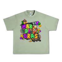 Oil Green louisiana map mardi gras Urban Heavy Tee - CowGirlArtShop