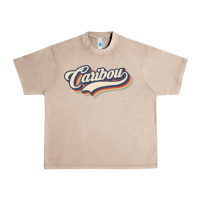 French Oak I Love Caribou City Usa Retro Vintage Urban Heavy Tee - trangStudio