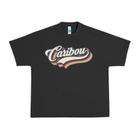 I Love Caribou City Usa Retro Vintage Urban Heavy Tee | Teevron