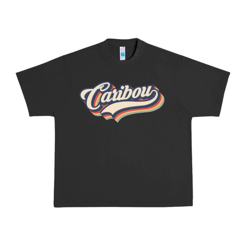 I Love Caribou City Usa Retro Vintage Urban Heavy Tee by trangStudio | Teevron