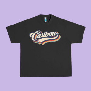 I Love Caribou City Usa Retro Vintage Urban Heavy Tee Designed By Trangstudio