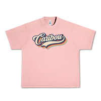Salmon I Love Caribou City Usa Retro Vintage Urban Heavy Tee - trangStudio