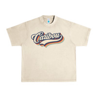 Sandshell I Love Caribou City Usa Retro Vintage Urban Heavy Tee - trangStudio