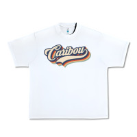 White I Love Caribou City Usa Retro Vintage Urban Heavy Tee - trangStudio