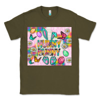 Army Green Hunny Bunny and egg Easter Classic Tee - NancyCooperArtShop