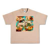 Burro fall charolais bulls Urban Heavy Tee - RanaPortraitStore