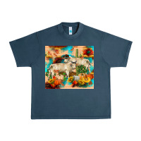 Midnight Navy fall charolais bulls Urban Heavy Tee - RanaPortraitStore