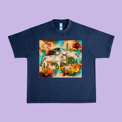 Fall Charolais Bulls Urban Heavy Tee Designed By Ranaportraitstore